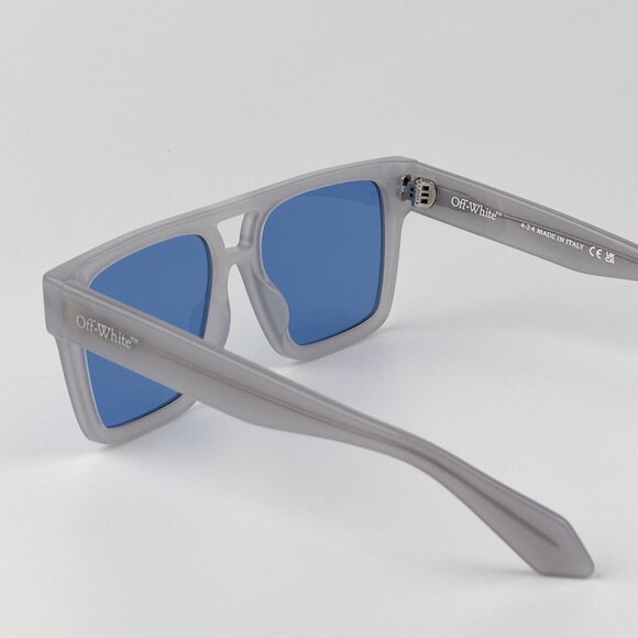 Off-White SPRINGFIELD Sunglasses – Grey Square Frame Blue | Model OERI133 0945 - Picture 7 of 9